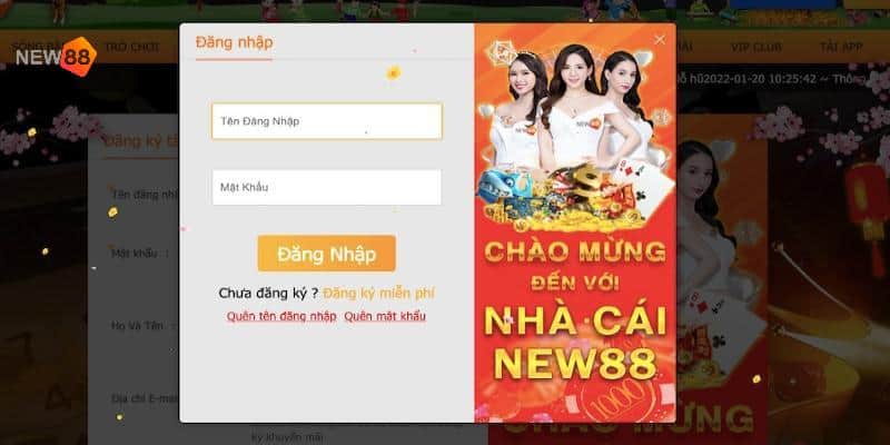 Các bước đăng nhập New88 nhanh gọn